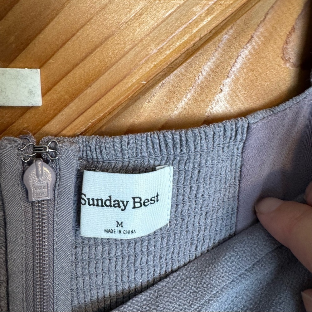 Aritzia Sunday Best Halle Long Sleeve Dress Size Medium - Picture 4 of 7